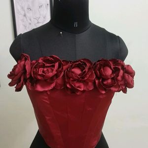 Unique Rose Corset Top