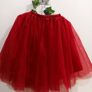 Women Barbie Red Skirt