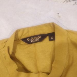 Boys Yellow Kurta