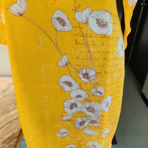 Biba Sunshine Yellow Kurta