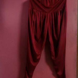 Women Solid Rayon Patiala Dhoti Salwar...