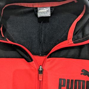 Puma Red & Black Athleisure acket