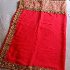 Bottom Designer Saree