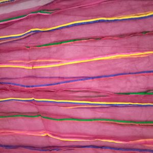 Pink Multiple Colours Dupatta