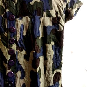 Woman Military Kurta, Size Xl