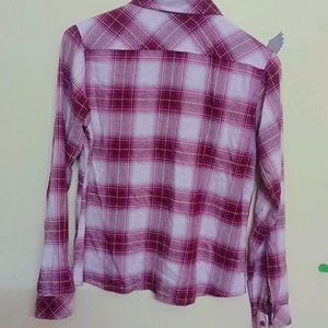 Checked Pink Shirt (Women)