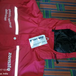 Brand New Zomato Heavy Raincoat