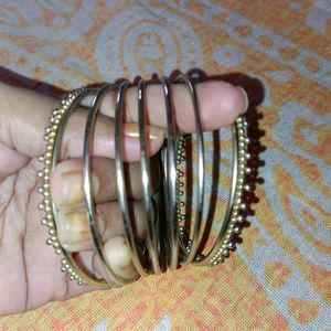 Metalic Gold Bangles