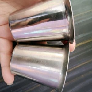 STEEL TEA CUPS-10 PCS