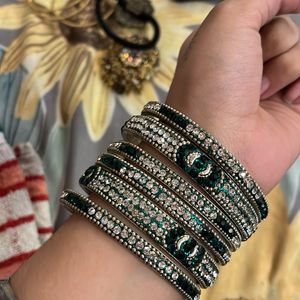 Green Bangles Set