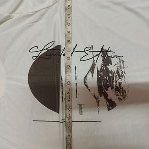 Gharphic White Full T-shirt