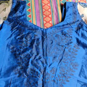 Madhubani Painting Hand Painted Customized Kurti