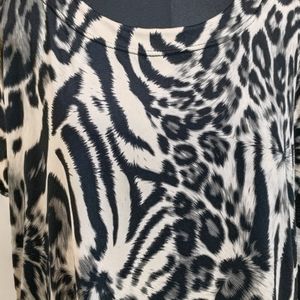 Plus Size Animal Print Top