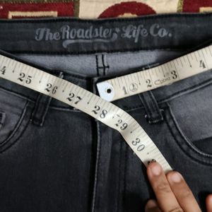 Grey And Charcoal Colour Skinny Fit Girls Jeans