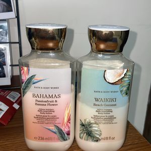 Combo Of Bath And Body Works Lotion