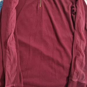 Maroon Full Sleeves Top