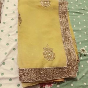 Yellow Saree For Women