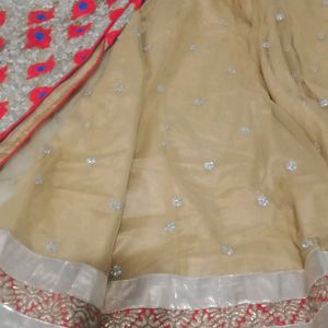 Cotton Zari With Sarara  Full Suit