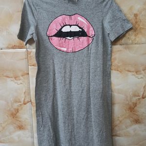 H&m Grey Tshirt Dress