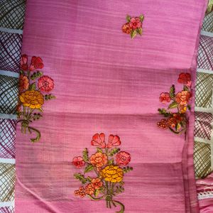 Linen Cotton Saree