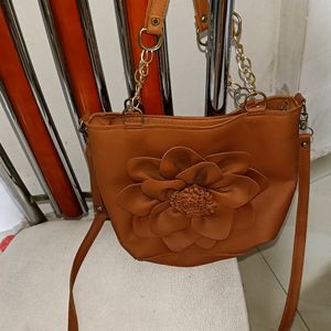 Beautiful Coffee Colour Sling Bag