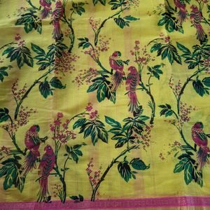 Narayanampet Saree With Designer Screen Print