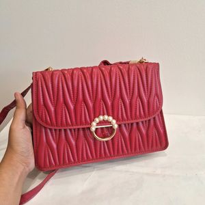 Red Sling Bag