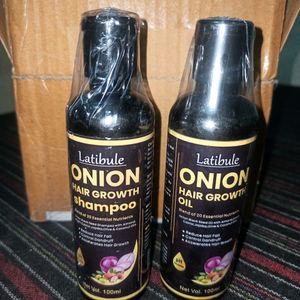 Onion shampoo and oil