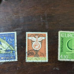 Used Portugal Postal Stamps