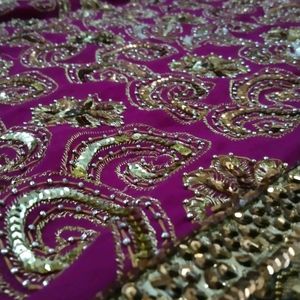 Chamki Heavy Work Saree