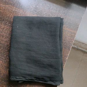 Black Chiffon Duppata For Young Girls