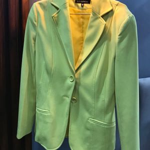 Neon Colour Slim Fit Blazer For Women