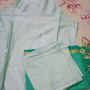 Pura Cotton Kurta Pant Dupatta Set