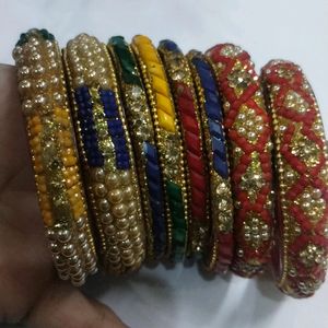 Glass Bangle Set Of 6