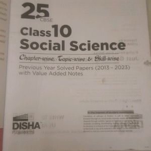 Class 10 25 Years PYQs Social Science