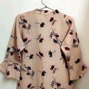 Flowers Design Tunic Top 🥀