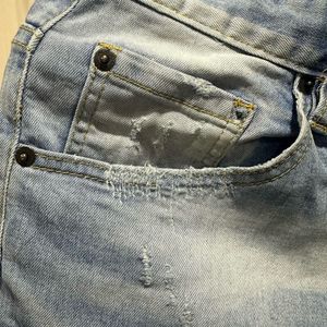 Dsquared2 Blue Distressed Jeans