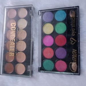 Combo Of 2 Item Eyeshadow And Conceler Palette