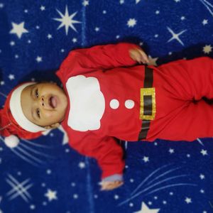 Baby Hug Santa Dress