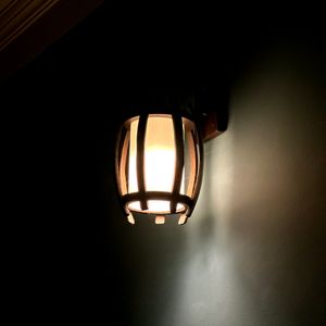 Aesthetic Wooden Wall Lamp