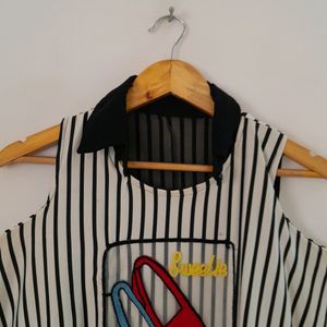 Multi Color Striped Top (Women's)