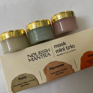 Nourish Mantra mask mini trio