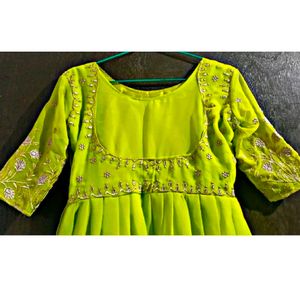 Beautiful Green Anarkali