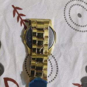 Analog Golden Watch