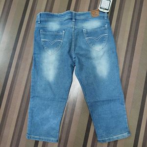 Z-60 Size 34 Slim Fit Women Denim Capri