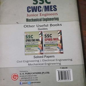 Ssc Je , Mechanical Books