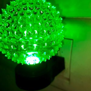 Green color light lamp