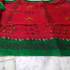 Very Beautiful 100% Cotton Saree