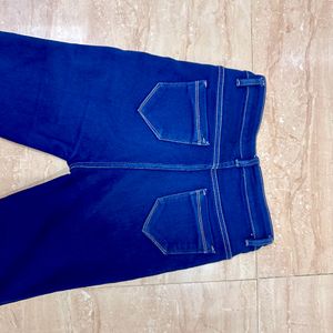 Blue Bootcut Jeans