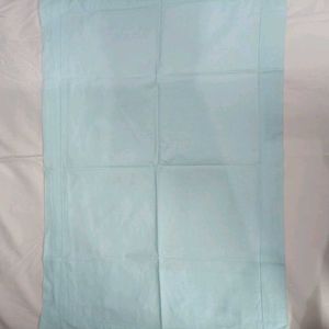 Blue Double Bedsheet With 2 Pillow Cover